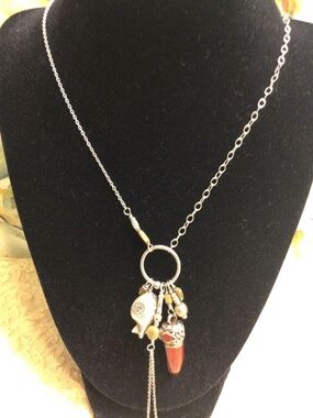 Bohemian Talisman Charm Necklace Sterling Silver 925 Regina Donde